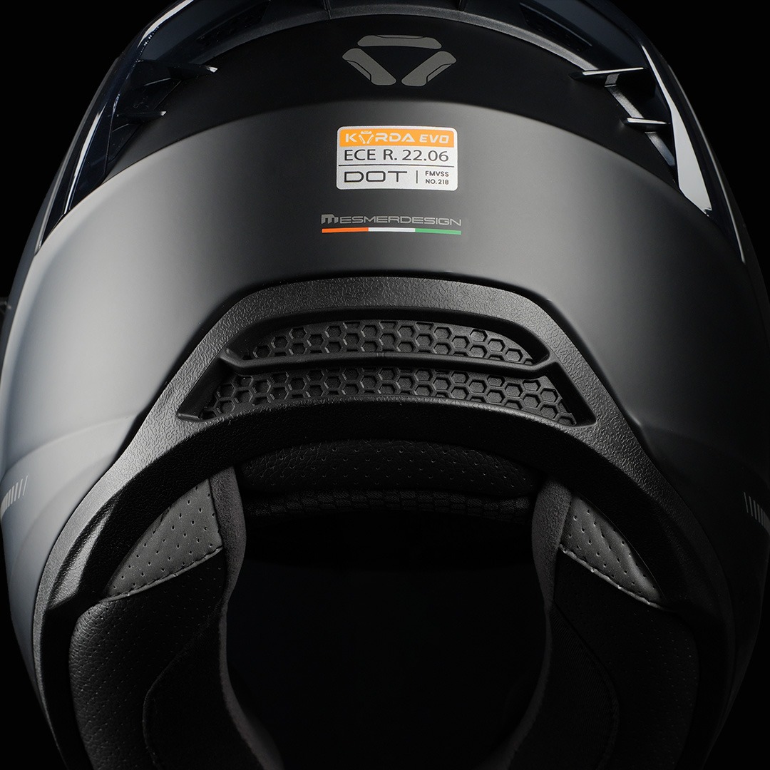 Korda Evo helmet safety certifications